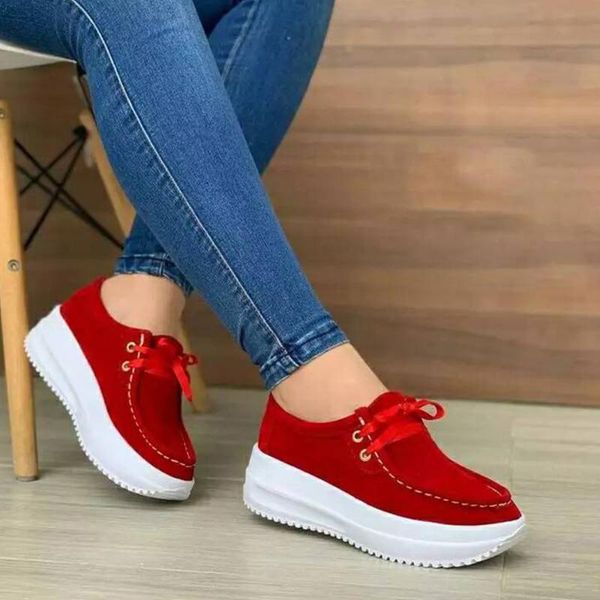 

women sneaker wedge heel shoes women casual platform fall shoes ladies leisure outdoor trainer jogging walking female q30, Black