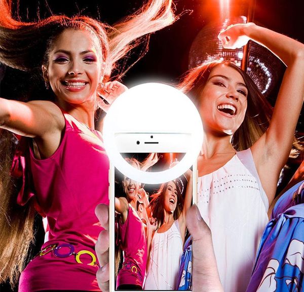 

usb charge led selfie ring light mobile phone lens led selfie lamp ring for iphone for samsung xiaomi jlljmp loveshop01