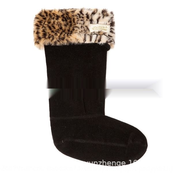 

зима флис флис теплый с дождем обуви теплого дождя ботинками и носками внутренней втулкой и крытыми носками 6c40p, Black