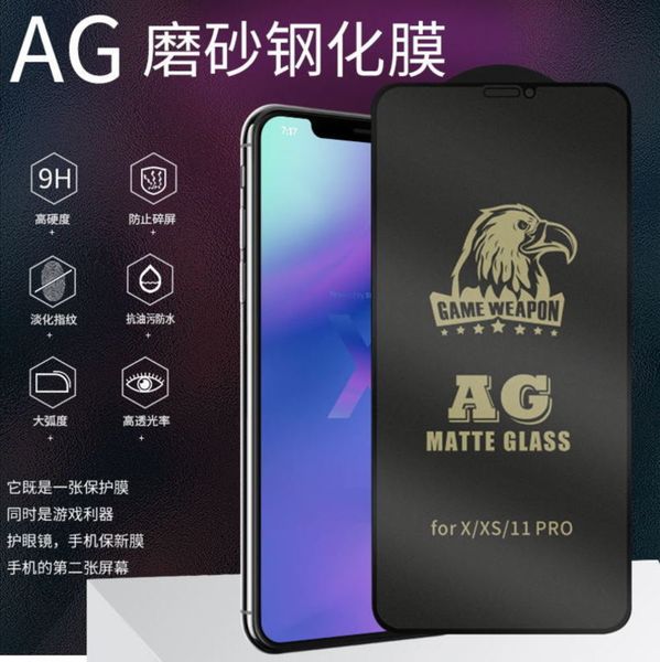 

suitable for 12 mini game ag frosted tempered film 11 pro max anti fingerprint xr