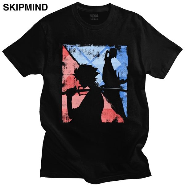 

unique vintage grunge samurai champloo short sleeved designer mugen manga anime jin apparel sport hooded sweatshirt hoodie t shirt