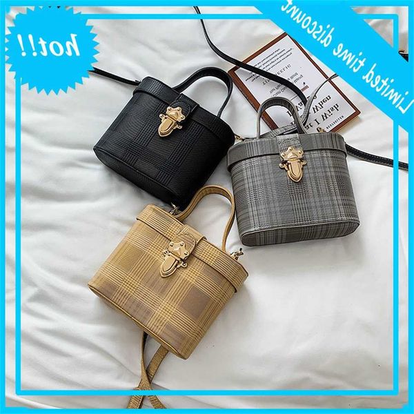 

fashion bags women pu leather simple bucket messenger pouch classic elegant crossbody shoulder ba