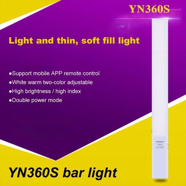 

yongnuo yn360s 3200k-5500k handheld ice stick led video light hight brightness led video lamp for pgraphy phone app control1