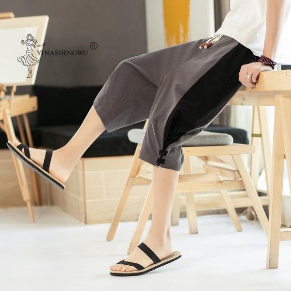 

кимоно брюки японские мужчины сыпучие harajuku гарем harajuku япония брюк мужчины традиционный азиатский костюм юката стиль шорты одежда, Red