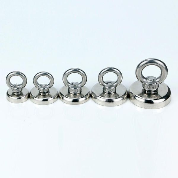

neodymium magnet super strong powerful salvage hook fishing magnetic circular nds661