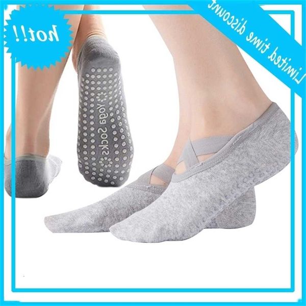 

women girls professional yoga pilates short towel socks anti-slip rubber dots hollow out open backless breathing