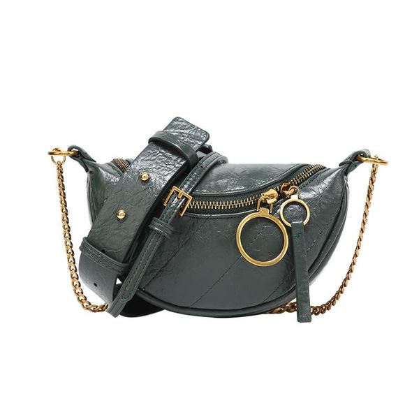 

vintage women shoulder bag fashion pu leather handbag female waist bag