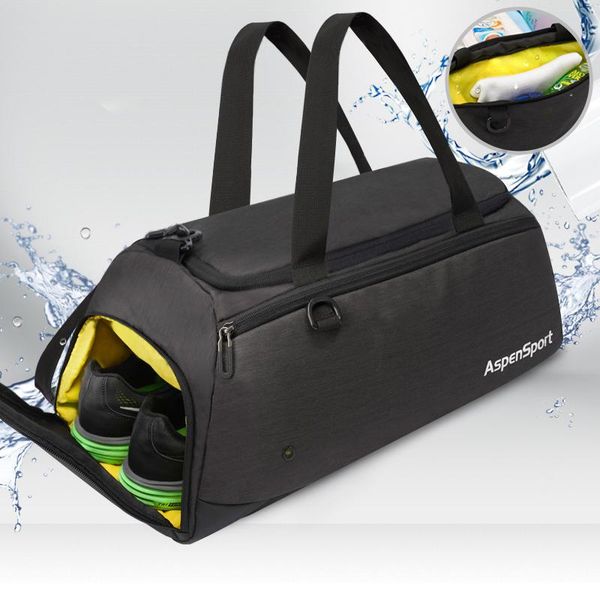 

aspensport мужская багажная сумка водонепроницаемый duffle сумка с отсеком обуви легкий тренажерный зал