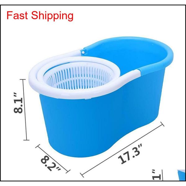 

360rotating head easy magic floor mop bucket 2x head microfi qyltwz bdetoys