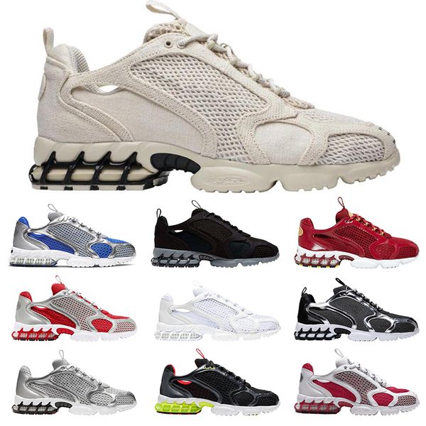 

spiridon caged mens shoes metallic silver black triple white pure platinum men womens trainer chaussures sports sneakers