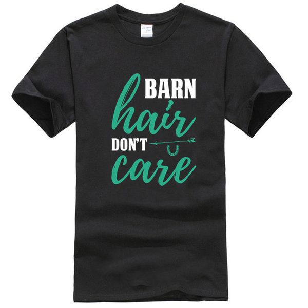 

barn hair don't care horse stable farm country summer short sleeves fashion cartoon character sport sweatshirt hoodie t shirt