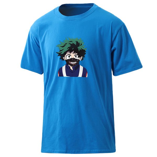 

summer mens my hero academia fashion summer male harajuku hip hop leisure camisetas hombre sport hooded sweatshirt hoodie men t shirt