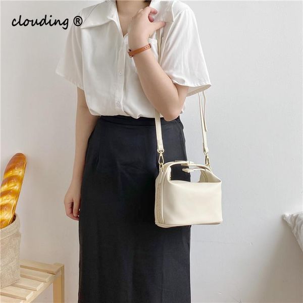 

женская сумочка 2020 новый solid color trend soft face свободное cross body bag small square