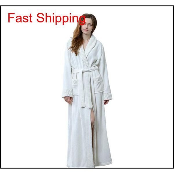 

bathrobe for men and women, super soft flannel absorbent towelling robe bath wrap nightwear dressing gown wit jlllnf mxyard