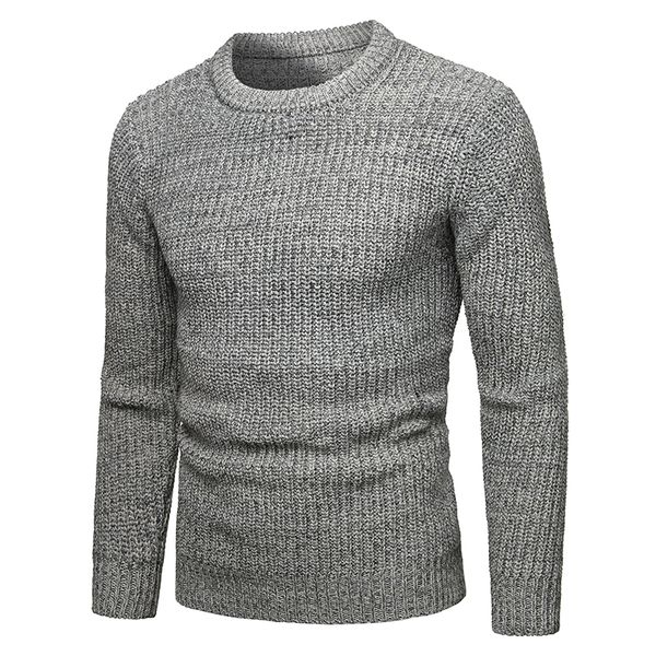 

sweater men autumn winter new warm round collar pullover casual sweater top, White;black