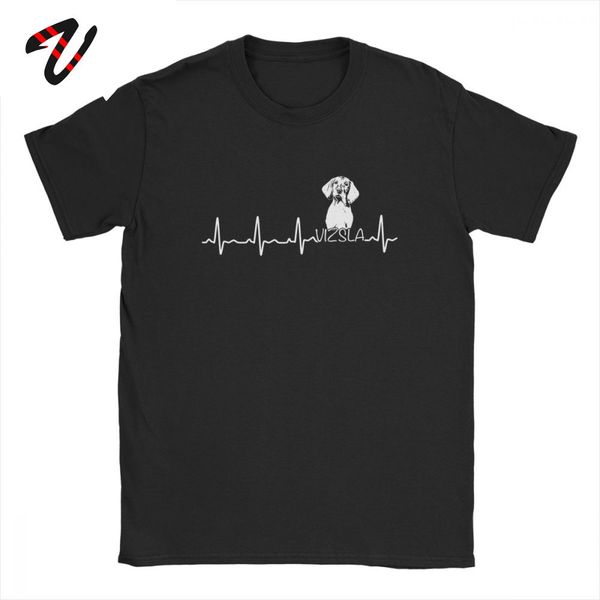 

heartbeat vizsla футболка смешной мужчины футболка для собачников урожай crewneck топы тис тенниска новое прибытие спорта с капюшоном hoodie