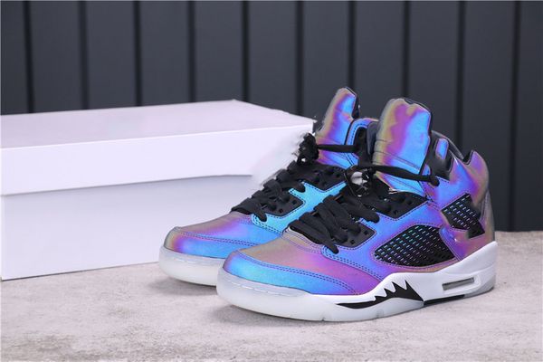 

специальное издание jumpman 5 нефтяные серые баскетбольные обувь женщины мужские тренеры моды новые дизайнерские кроссовки с коробкой