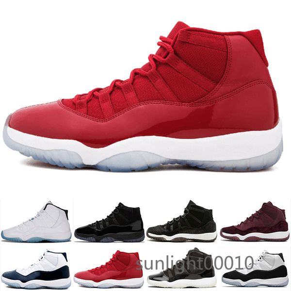 

11 xi mens basketball shoes concord bred olive lux platinum tint space jam unc 2019 xi designer shoes men sport sneakers 36-47 yue5