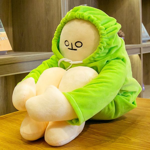 

korean new creative stuffed fruit healing yellow banana man plush toys as gift for boys