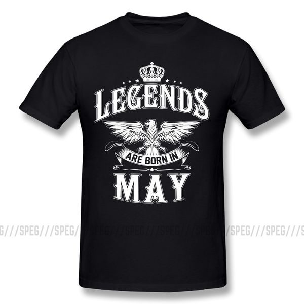 

уникальные футболки legends родилась в мае монтажна футболка с коротким рукавом для взрослого tshirs цвет молодежи круглого воротника спорт