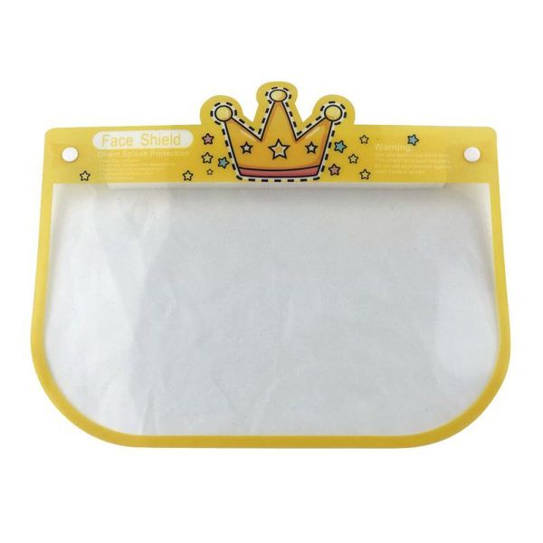 

50pcs new face shield kids protective face shield anti droplet dustproof adjustable cute safety clear full face mask wmtybu xhhair