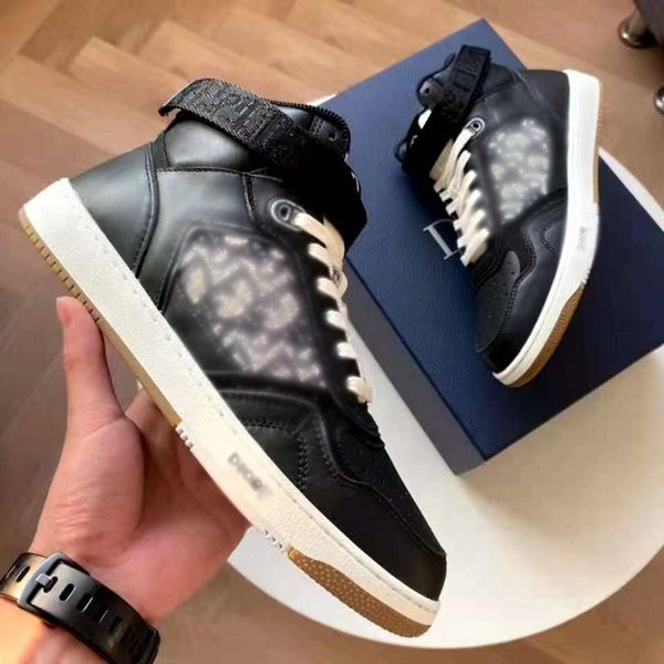 

new calfskin trainers reflective sneakers men women casual shoes trainers valentines day gift included size 35-45, Black
