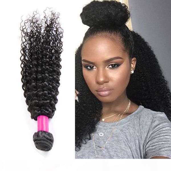 

10-30inch brazilian curly human hair 7a brazilian curly hair extensions 3 bundles 100% unprocessed brazilian human hair weave bundles, Black