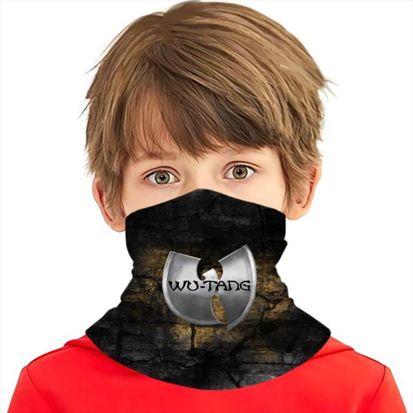 

scarves 3d print wu tang clan keep warm scarf art boys/girls multi-function wutang t shirt women/men, Blue;gray