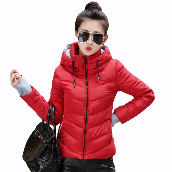 

fashion autumn winter jacket women cotton padded jacket female basic jackets woman winter coat parkas for women chaqueta mujer 201029, Black;brown
