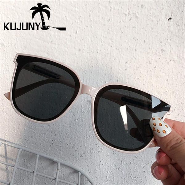 

kujuny for men's eyeglasses round oversized polarized women driving 2020 women's new sun glasses sunglasses large frame eyewears o