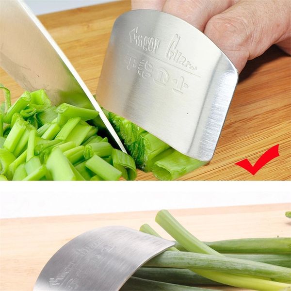 

gadgets accessories 1pcs stainless steel finger cutting vegetable hand guard protector tools kitchen goods