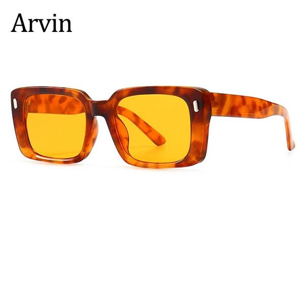 

sunglasses 2021 vintage yellow square women fashion shades brand designer luxury sun glasses female eyewear uv400, White;black