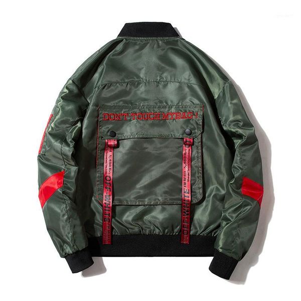 

men's jackets spring and autumn men's pilot thin coats man hip-hop tide suits patchwork loose jackets1, Black;brown