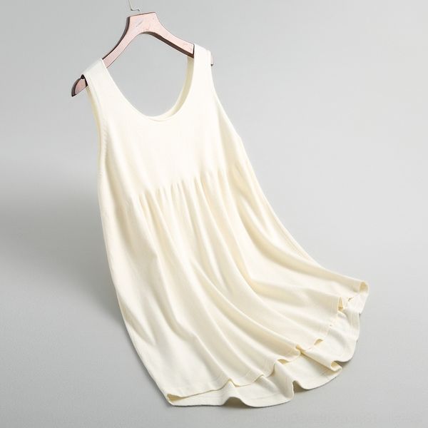 

cmaba autumn loose 8-1825 2020 vest jia zhi knit dress homemade round neck sleeveless vest dress for women vwjuf, Black;gray