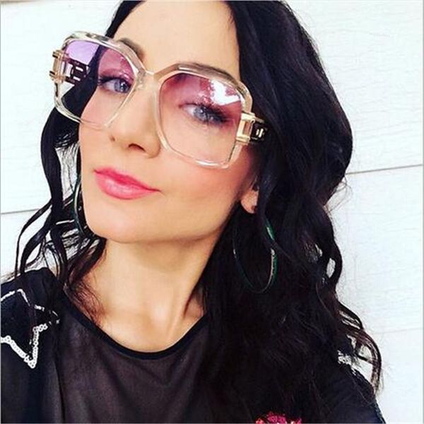 

luxury fashion clear sunglasses women brand designer 2020 vintage oversized shades retro sun glasses 923045y, White;black