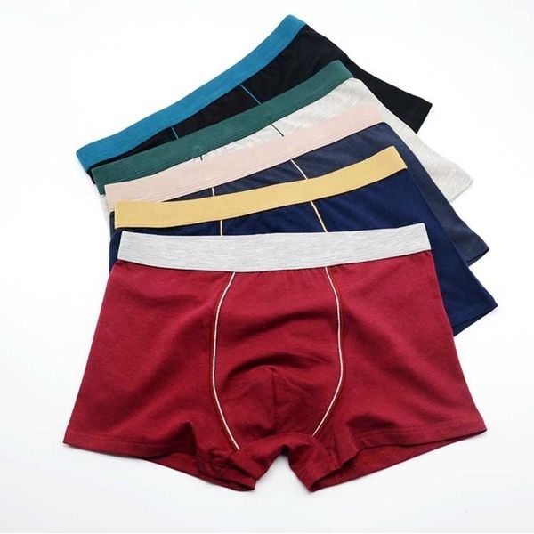 

4pcs/lot 9xl plus size men underwear cotton mens underware breathable seamless underpants family panties male boxer for man y200414, Black;white