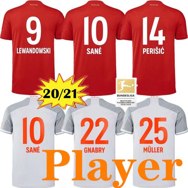 

player version 20 21 away bayern sane coutinho soccer jersey lewandowski muller hernandez nianzou football shirt men munchen, Black;yellow