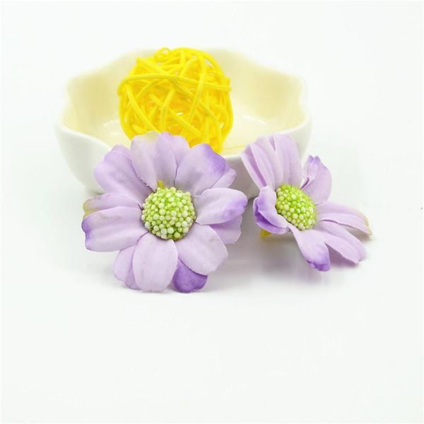 

50 шт. высокое качество мини искусственный шелковый солнце цветочная головка для дома свадьба украшения diy венок скрапбукинг поддельные цве