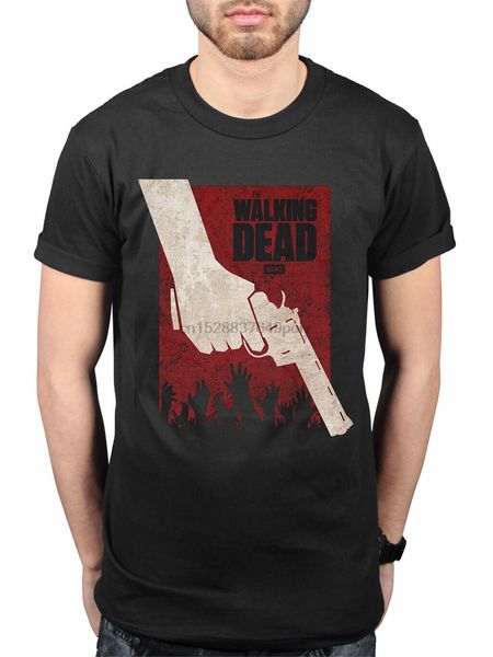 

официальный the walking dead revolver тенниска телесериал zombie apocalypse fan мерч спорт толстовка с капюшоном толстовка
