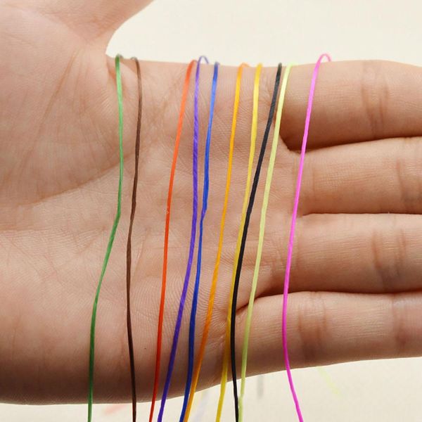 

50meters roll black white stretch elastic cord for bracelet necklace nylon beading cord string thread diy jewelry making supplie h bbyycs, Silver