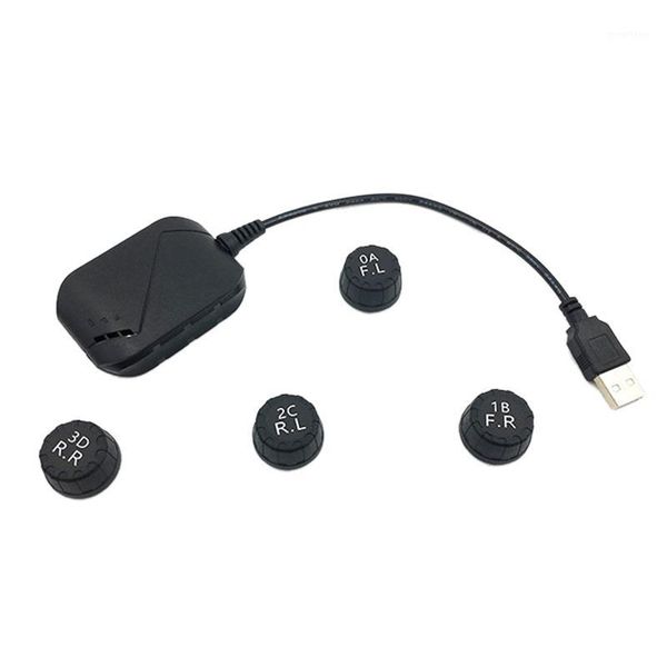 

car tpms for android usb tire pressure monitoring system navigation display wireless auto tyre pressure security alarm1