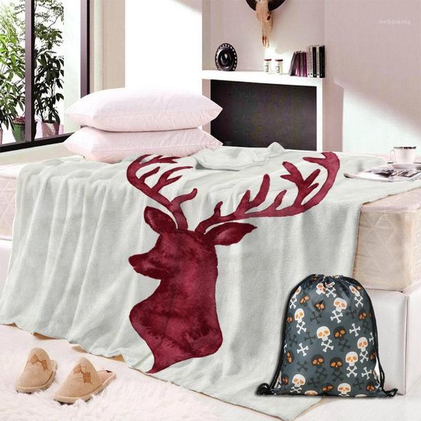 

elk scenery turtle bed blanket microfiber fleece bedspread sherpa blanket couch soft plush for home manta dropship1