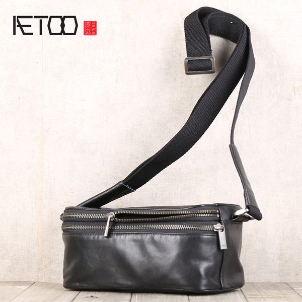 

hbp aetoo head cowhide single shoulder oblique cross bag leather some bag male and female
