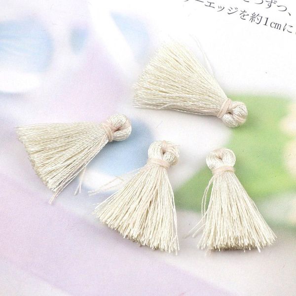 

30pcs colorful 25mm mini cotton tassels small tassels for boho jewelry making supplies bracelet earrings findings components h wmtybf