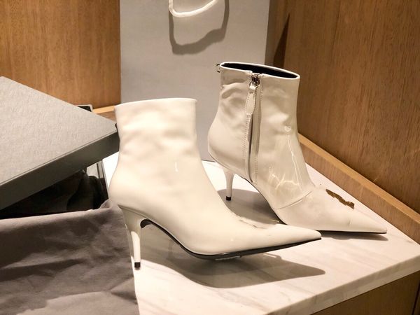 

designer boots autumn winter womens for women 's slip-on round toe ankle boats men buckle, Black