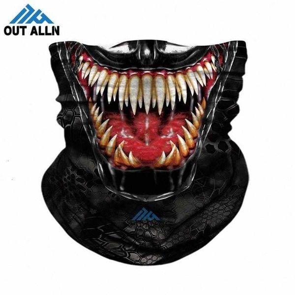 

3d venom cycling mask outdoors seamless bandana headband tom hardy neck gaiter motor face shield joker bandanas ski masks g9fc#