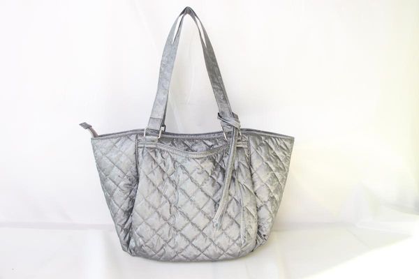 

quilted stitching fashion puffer tote bag casual bag light weight