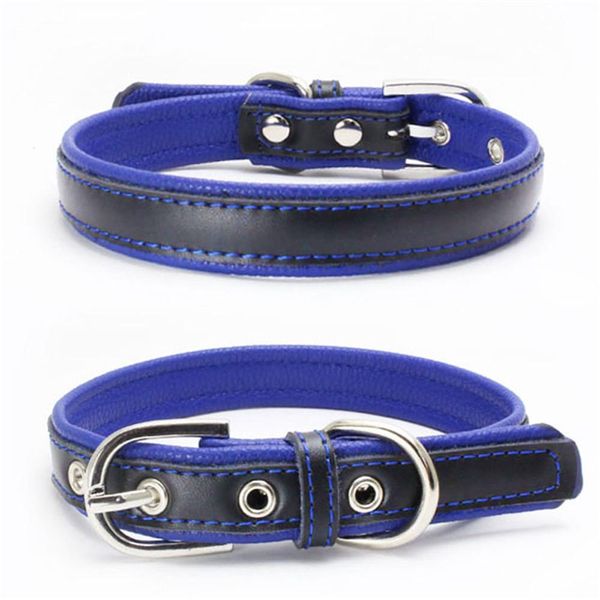 

double leather dog collar thickened pet collar traction rope large dog harness pitbull dog accessories pet products jllcts yeah2010