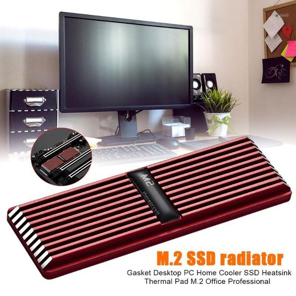 

deskpc thermal pad ssd heatsink aluminum cooling system cooler home gasket hard disk computer heat dissipation m.2 office1