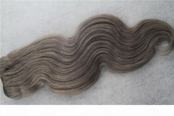 

silver star gray color peruvian body wave bundles 100% remy human hair bundles 10 - 30 inch 1pcs 100g unprocessed double weft hair bundles, Black